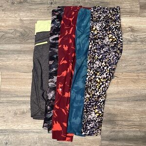Lot of 5 lululemon pants